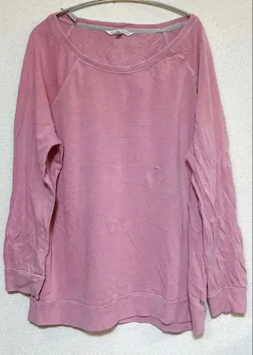 빅토리아 시크릿 맨투맨 크루넥 긴팔 빅 사이즈 LL 복숭아