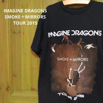 IMAGINE DRAGONS 티셔츠 이매진 드래곤즈 2015