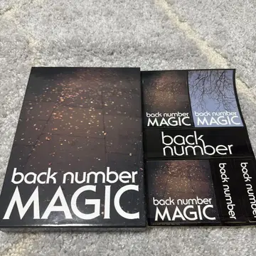 back number MAGIC 초회 한정판 A 스티커 시트 포함