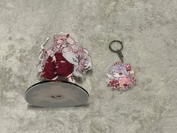 동방 Project 후지와라노 모코 아크릴 키링 아크릴 스탠드