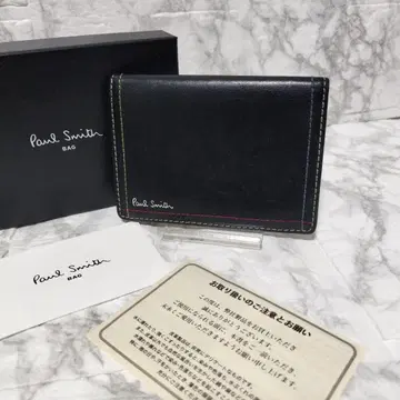 Paul Smith 가죽 명함지갑 블랙 패스 케이스
