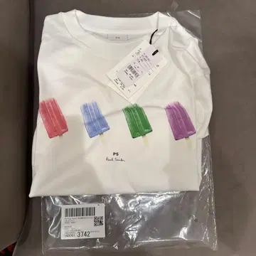 PS 아이스캔디 프린트 T셔츠 M