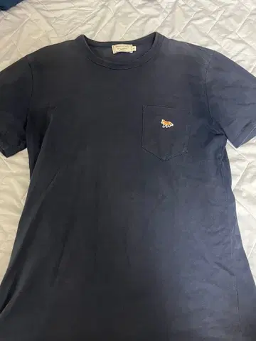 메종 키츠네 네이비 T셔츠 M