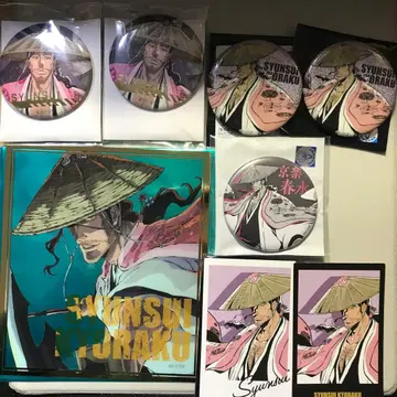 BLEACH WORLD 쿄라쿠 슌스이 클리어 색지 캔뱃지 사진풍 카드