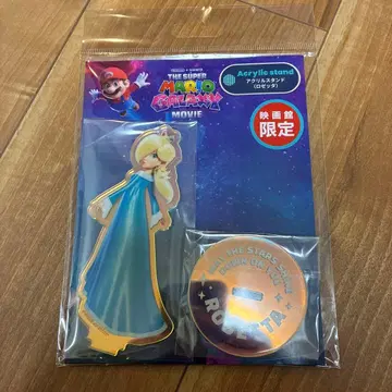 영화관 한정판 슈퍼 마리오 갤럭시 아크릴 스탠드 로제타 아크릴 스탠드