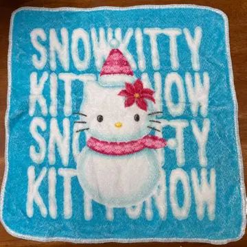 헬로키티 손수건 눈사람