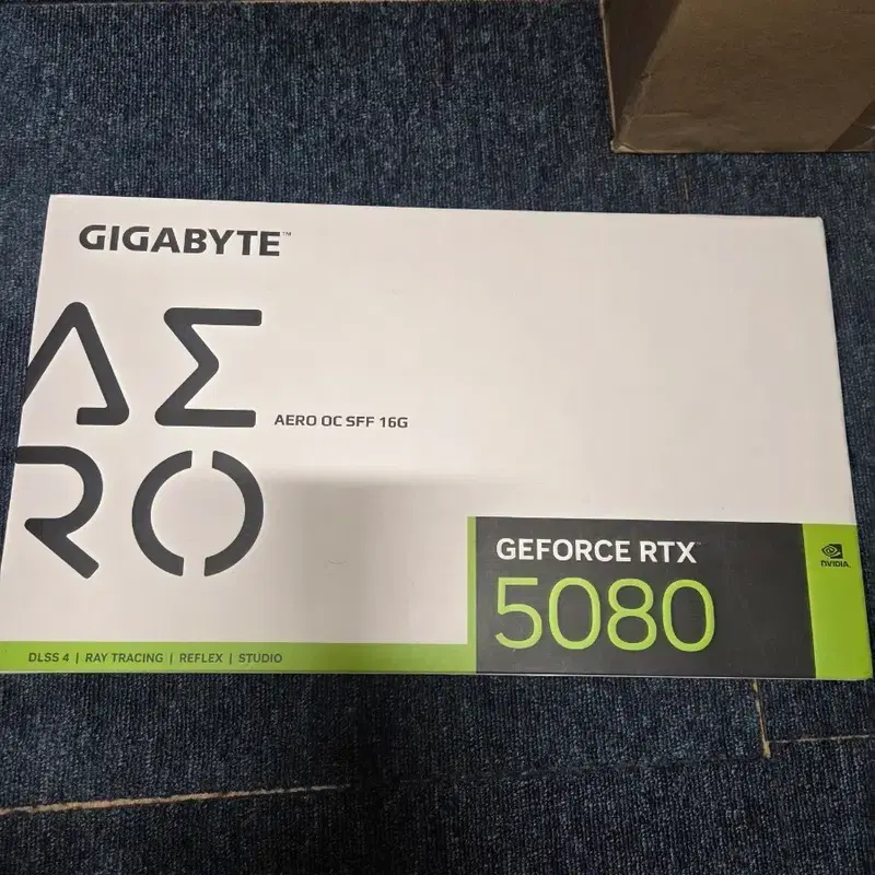 GIGABYTE AERO RTX 5080 16GB 미개봉 새제품 팝니다.