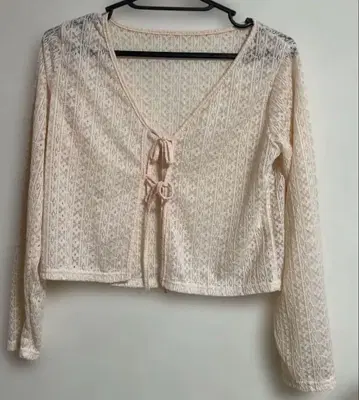 살몬 핑크 가디건 모리걸 페어리 그런지 걸리시 스타일 K-스타일