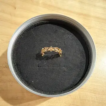 agate 반지 K10 다이아몬드 0.005ct