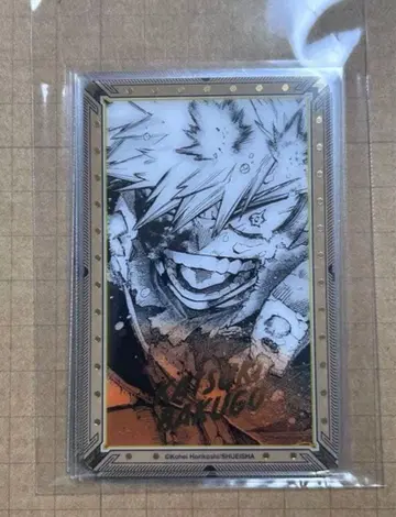 히로아카전 원화전 금박 클리어 카드 바쿠고 카츠키 3