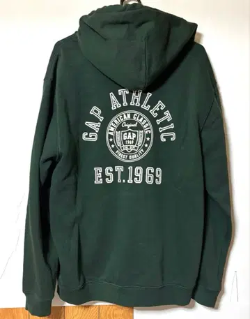 새상품급 빈티지 소프트 GAP 애슬레틱 로고 집업 후드티 S 사이즈