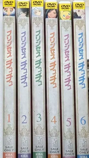 프린세스 츄츄 DVD 전 6권 세트