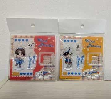 WIND BREAKER 체크 세일러 아크릴 스탠드 키링