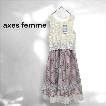 새상품 axes femme 레이스 원피스 꽃무늬