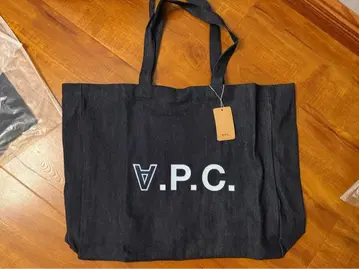 A.P.C. 다크 데님 토트백