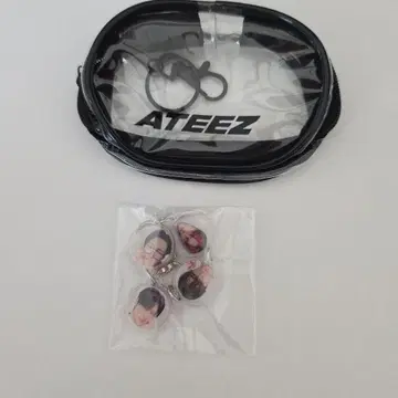 ATEEZ makestar sydney 파우치 키링 홍중우영