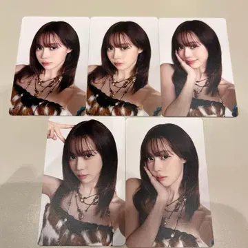 aespa 2026LIVETOUR SYNK 랜트 윈터 5장 세트