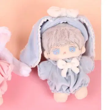 10cm 무속성 봉제 인형 의류 솜뭉치 인형 옷 갈아입기 파랑 12cm