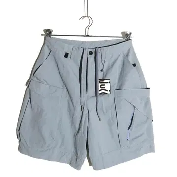 새상품 NULL TOKYO 10포켓 카고 숏팬츠 M BLUE