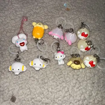 산리오 메지루시 액세서리 묶음 판매 키티 폼폼푸딩 마이멜로디