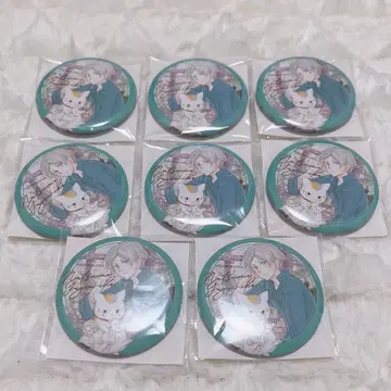 나츠메 우인장 LaLa 6월호 부록 캔뱃지 나츠메 타카시 냥코센세 C