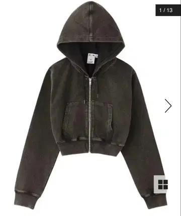 X-girl COMPACT ZIP UP SWEAT HOODIE