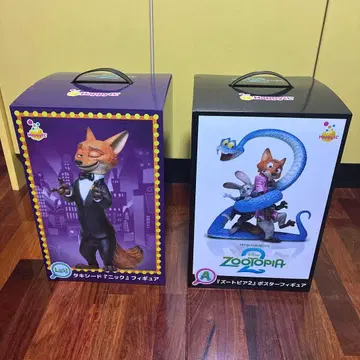 주토피아 닉 와일드 & 주디 홉스 피규어