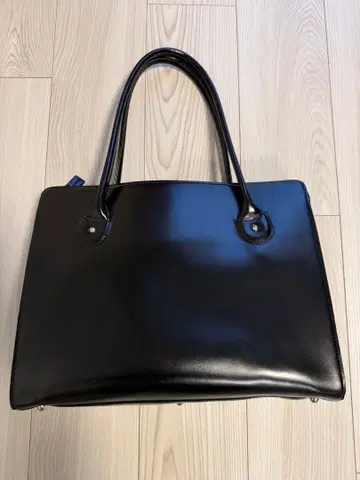 THE SUIT COMPANY 가죽 비즈니스 백 블랙