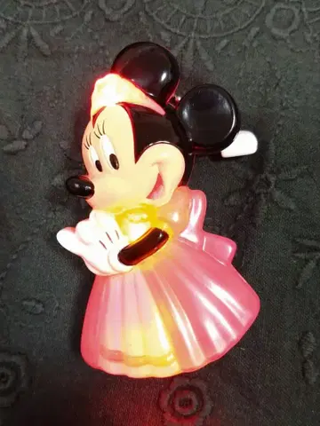 빛나는 미니 키링 프린세스 드레스 미니 프린세스 라이팅 배지