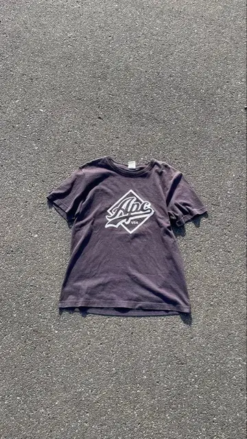 00s A.P.C. 프린트 로고 티셔츠 made in USA y2k