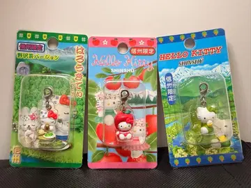 헬로키티 신슈 한정판 스트랩 3개 세트