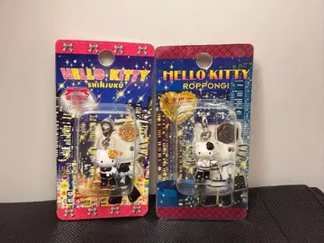 헬로키티 스트랩 신주쿠 롯폰기 2개 세트