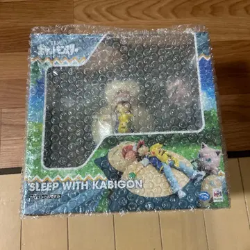 잠만보와 함께 잘 자요 포켓몬 피규어