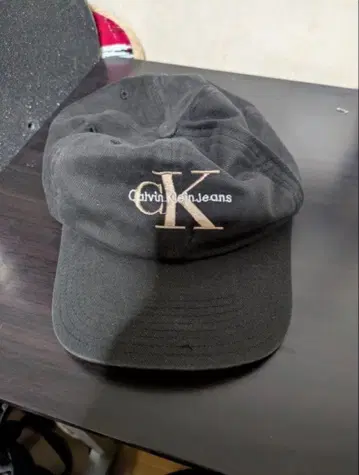 90s Calvin Klein Jeans 블랙 캡 스냅백