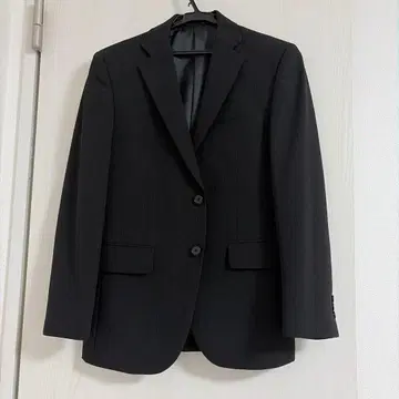 Fusion Club 블랙 스트라이프 비즈니스 정장