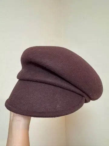 CA4LA 카시라 브라운 비대칭 헌팅 캡