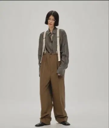 [ todayful ] 서스펜더 하이웨이스트 팬츠