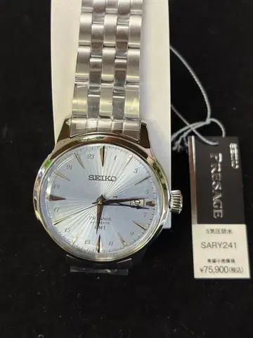 미사용 새상품 SEIKO 프레사지 sary241 남성용 손목시계