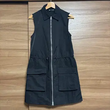 택 포함 ZARA 숏 나일론 원피스 XS