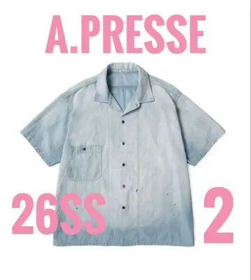 A.PRESSE 빈티지 샴브레이 반팔 셔츠 2