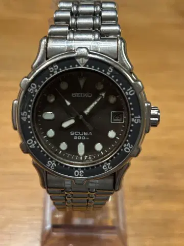 y2k 빈티지 SEIKO SCUBA 200m 손목시계 미확인