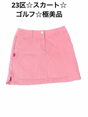 23구 골프 스커트 핑크 새상품급 사이즈 M L
