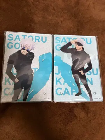 주술회전 카페 고죠 사토루 아크릴 보드 2개 세트