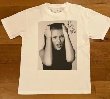케이트 모스 블루스 웨버 T셔츠 L 비오토프 KATE MOSS