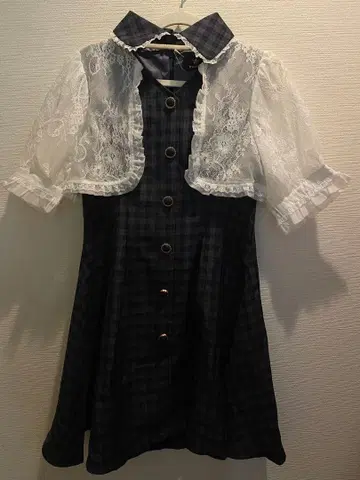 ROJITA 레이스 볼레로 레이어드 스타일 원피스 [ 리본 없음 ]