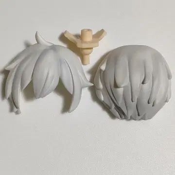 머리카락 부품/화이트/숏 헤어 넨도로이드 마후마후