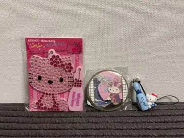 헬로키티 키티짱 키링 거울 스트랩