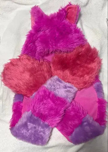 체셔 고양이 머플러 캡 디즈니 리조트