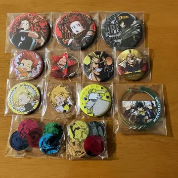 히로아카 키리시마 카미나리 아이자와 올마이트 캔뱃지 아크릴뱃지 카라비너