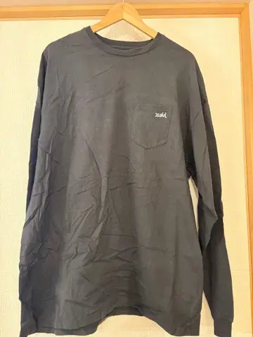 x-girl 블랙 긴팔 티셔츠 S